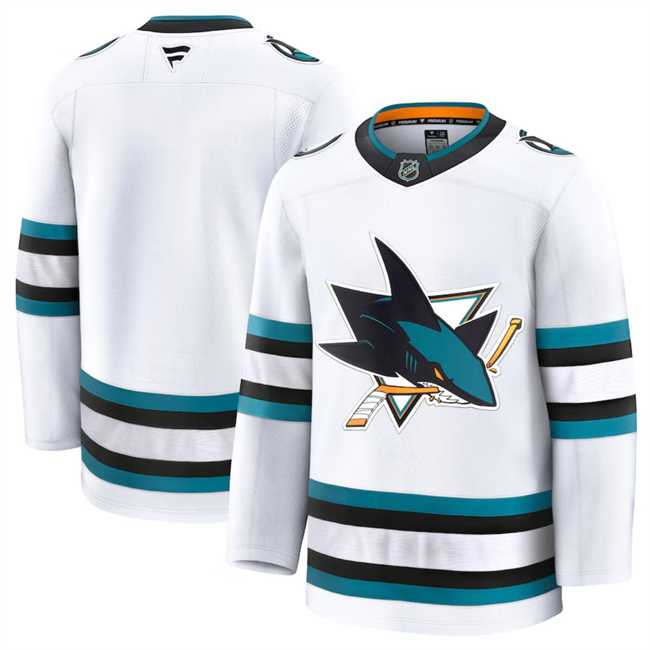 Men's San Jose Sharks Custom White 2024-25 Away Stitched Hockey Jersey,We sell and wholesale Men's San Jose Sharks Custom White 2024-25 Away Stitched Hockey Jersey on line form chian!